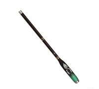 27cm Compact Carbon Fiber Fishing Rod Stream Fishing Accessory with Powerful 500g Lifting Ability (1.8m+1.2 knots green)