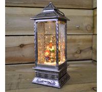 Samuel Alexander 27cm Glitter Water Spinner Lantern - Warm White LED - Choir