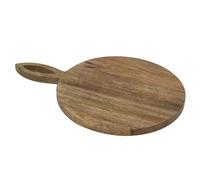 27cm Round Mango Wood Chopping Board | Wooden Cutting Board Serving Sharing Platter | Food Presentation Board