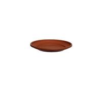 27cm Venetian Terracotta Plant Pot Saucer - Medium, Durable UV-Resistant Plastic Dish for Pots up to 18.5cm