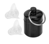 27dB High Fidelity Concert Music Festival Hearing Earplugs with Soft Silicone Material, Great for Noise Reduction and Live Events (Transparent)