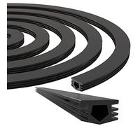 27FT/8 Meters Dust Protection Soft Cover Seal Strip,Upgraded Side Teeth，6mm Slot 20 Series Aluminum Extrusion Profile Flat Seal Strip
