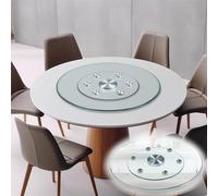 27in Tempered Glass Turntable 35in Lazy Susan Tabletop Rotating Tray 39in Large Swivel Display Serving Plate for Dining Table, Transparent Turntable with Silent Bearing (Size : 70cm/27)