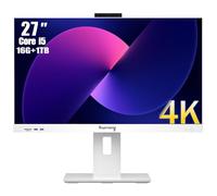 27Inch All-in-One Desktop PC, UHD 4K 60Hz, AIO Display for Home &Office,Students & Business, Core i5-12400F(up to 4.6GHz), 1TB(M.2 PCIE SSD), 16GB DDR4 RAM, WiFi 6, Mouse and Keyboard included