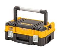 DEWALT , Black and Yellow TSTAK 2.0 Shallow Toolbox with Long Handle
