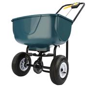 27L Broadcast Spreader Adjustable Regulator Steel 8' Tires