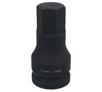 27mm 3/4" Drive Extra Deep Impact Hex Allen Key Socket Impacted 88mm Long