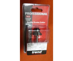 27mm 45º Trend Professional Bearing Guided Bevel Trimmer Router Cutter bit 1/4"