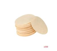 27MM Expendable Coffee Filter Articles Five Hundred Count Tall Efficiency 95% Sieving for Medication Brewing Systems Natural Pulp Coffee Disposable