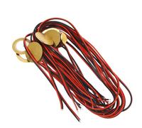 27mm Piezo Discs for Acoustic Guitar Drum Trigger Brass Piezoelectric Disk Transducer with Wire Lightweight and High Sensitivity Pre Wired Piezoelectric Discs 12PCS