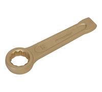 27mm Ring End Slogging Spanner - Non-Sparking - Short Profile Striking End Loops Multi One Size