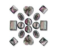 27pcs Cute Bling Shoe Charms for Women Flower Bow Pearl Shoe Decoration Charms Resin Geometry Corrugation Decoration Accessories for Bracelet Sandal Clog Decoration Birthday Party, Geometry 16pcs, S