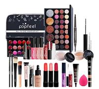 27pcs Professional makeup kit，Make up set teenagers girls，Girls make up set 9 to 12 With Lip gloss, eye shadow, mascara, eyeliner, concealer, etc.for Teenage & Adults