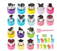 27Pcs Sandwich Cutters for Children, Cookie Cutters, Sealer,Bento Lunch Box Mold Supplies for Bento Lunch or Kids’ Party Supplies