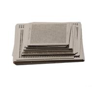 27Pcs Steel for bga Reball Stencil Set Rework Net Templates for Laptop CPU GPU Repair Direct Heating Kit