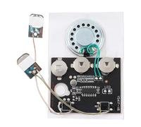27s Recordable Music Sound Voice Module Chip 0.5W with Button Battery Ideal for Expressing Feelings Gifts DIY Chocolate Boxes (Extension cord version)