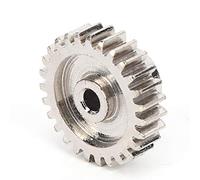 27Teeth Metal Motor Pinion Gear RC Model Car Upgrade Part Replacement Fit for Wltoys 1/14 144001(Silver)