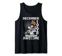 27th Birthday Bear Legends December 1998 27 Years Old Men Tank Top
