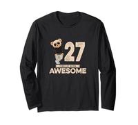 27th Birthday Boy Girl 27 Years Twenty-Seven Long Sleeve T-Shirt