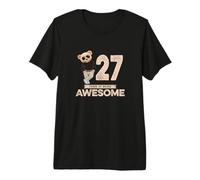 27th Birthday Boy Girl 27 Years Twenty-Seven Premium T-Shirt