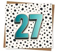 27th Birthday Card for Her, Funny Design