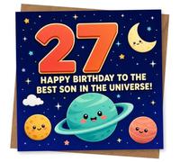 27th Birthday Card for Son - Best Son in the Universe