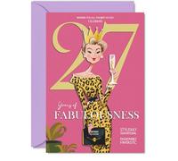 27th Birthday Cards for Women, Years Of Fabulousness