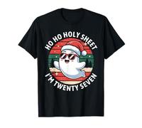 27th Birthday Christmas 27 Ghost Holy Sheet I'm Twenty Seven T-Shirt