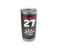 27th Birthday Darts 27 Year Old Stainless Steel Insulated Tumbler