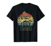 27th Birthday Gifts for Men July 1998 27 year Old Bday T-Shirt