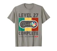 27th Wedding Anniversary 27 Years Retro Level 27 Complete T-Shirt