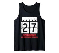 27th Wedding Anniversary Unlocked Level 27 Birthday Complete Tank Top