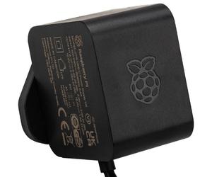 27W, 5.1V, 5A Raspberry Pi 5 Power Supply, EU Black - SC1157