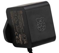 27W, 5.1V, 5A Raspberry Pi 5 Power Supply, UK Black - SC1154