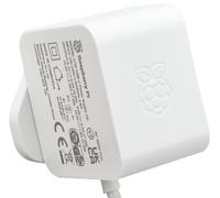 27W, 5.1V, 5A Raspberry Pi 5 Power Supply, UK White - SC1149