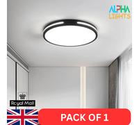 Eglo Pinetto Ip44 Flush Mounted Minimalistic Ceiling Light, White