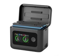 27W Waterpoof Smart Charger,Dual Channel Fast Charger Hub For Insta 360 X5 Battery Charging Hub With LED Display,Dual Power Mode