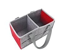 27x15x15cm Storage Bag For Tonies Starter Set - Carry Bag With Handle - Portable Travel Carrying Case Musical Organiser Storage Box Large Capacity Protective Cover (Colour: Red)