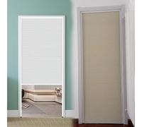 28 30 32 36 40 48 54 56 60" Accordion Door No Lower Rail Accordion Doors Interior, Wide No-Drilling Doorway Folding Sliding Doors, Multifold Privacy Gate Screen(85x210cm/33.5x82.7in)