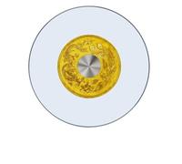 28" 32" Glass Turntable Lazy Susan Clear Rotating Serving Tray Large Tabletop Rotating Serving Tray, Easy To Share Food(Dragon Phoenix,28"/70cm)