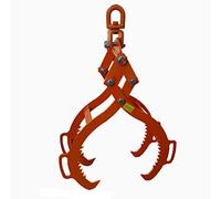 28/32 inch Log Lifting Tongs Log Lifting Tongs 4 Claw Timber Heavy Duty Solid Steel,Swivel Dragging Steel Tongs Log Lifting (32")