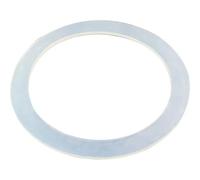 28-500mm White VMQ Slicone Rubber Flat Gasket Washer for Sight Glass Diopter Homebrew 5 PCS Wine Making Kit(400x380x3mm)