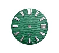 28.5mm G S Logo 3D Wave Dial Fit NH35/NH36 Automatic Movement NO Luminous Watch Modification Accessories(Ba89)