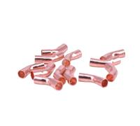 28.6 32 35 38 42 45 50 54mm ID Copper End Feed Solder 45 Degree Elbow Fitting Coupler for Air Condition(ID 35mm Wall 1.5mm)