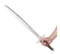 28 ''/72 cm Fake Sting Sword, Lord of The Rings Sword Foam Toy, Cosplay Weapons Prop LARP 1:1 Replica Costume Halloween Medieval Brown