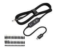 28 Adapter High Efficiency Voltage Control Charging Cable for 100W to DC 5.5mm High Speed Laptop with Adjustable 5V-20V Output