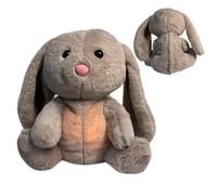 28 cm Sleeping Koala with Sensory Music, Adjustable Rhythmic Breathing Lights for Relaxation, Soft Toy Rabbit Breathing, Musical Rabbit Soft Toy