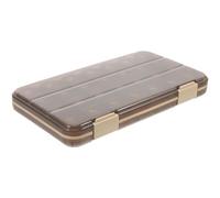 28-Compartment Medicine Organiser 7-Day Black PP ABS Travel | Tight-seal sealed holder, lightweight and easy to carry, portable medication box, compact for journeys
