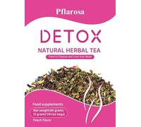 28-Day Detox Tea for Belly Fat & Weight Loss - Gentle Herbal Cleanse with Camellia, Peppermint & Ginger - Supports Metabolism & Digestion - No Caffeine