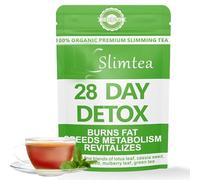 28-Day Detox Tea for Weight Loss - Herbal Blend with Lotus Leaf, Cassia Seeds, Moringa Seeds & Green Tea - Supports Healthy Weight, Digestion & Detox - 100% Natural